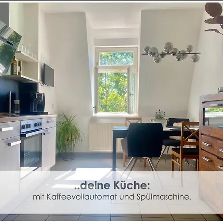 Gruene Wohlfuehloase Nahe Zentrum Apartamento Leipzig